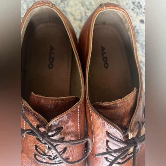 Aldo men’s Sz 10.5 brown dress shoes - Picture 8 of 14